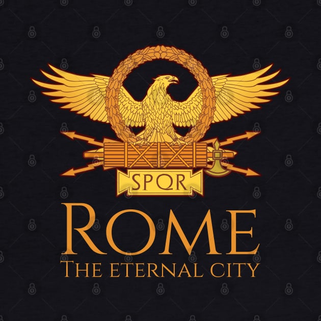 Italian Pride SPQR Rome The Eternal City Ancient Roman Eagle by Styr Designs